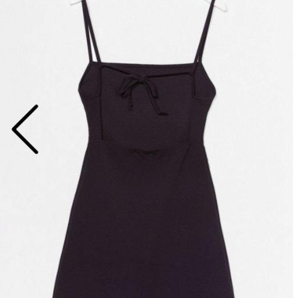 NWOT NASTY GAL CAMI FOR LOVE SQUARE NECK MINI DRESS - Picture 2 of 6